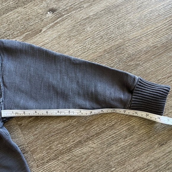 Free People Gray Hooded Sweatshirt - Picture 7 of 8